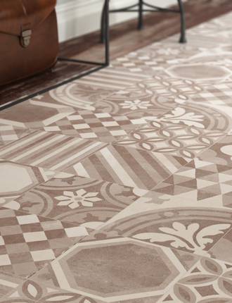 Stoneware floor tiles