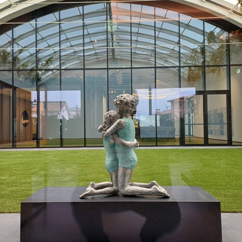 Arte nello showroom Supergres