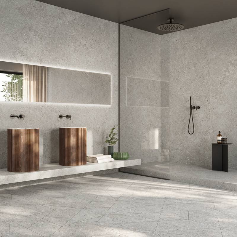 Floors and walls inspired by stone Cobb | Supergres