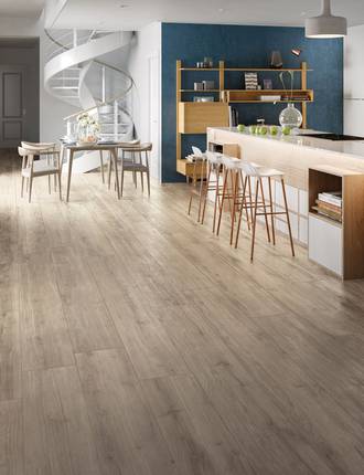 Oak wood effect tiles