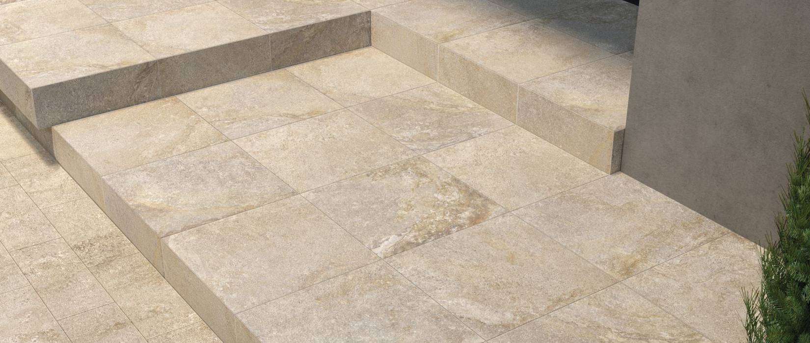 Carrelage effet pierre pour sols extérieurs
