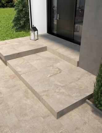 Carrelage effet pierre pour sols extérieurs