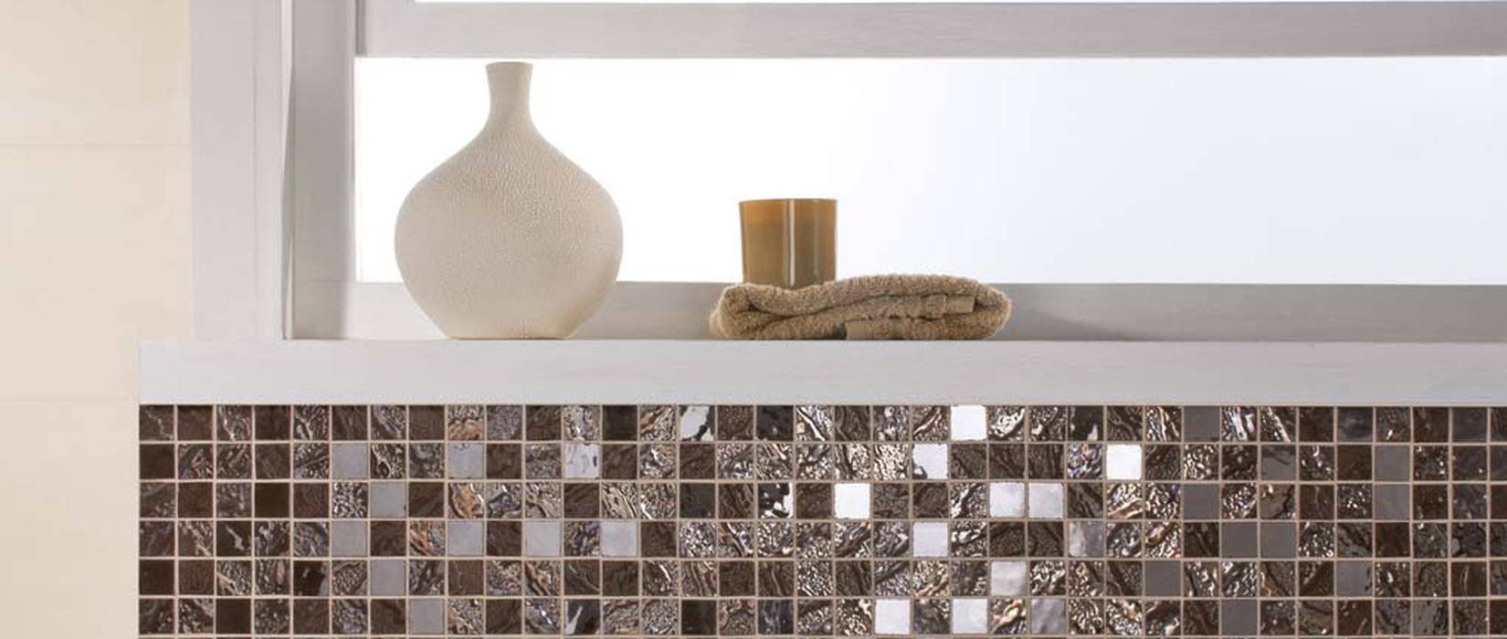 Mosaic tiles for bathrooms and kitchens