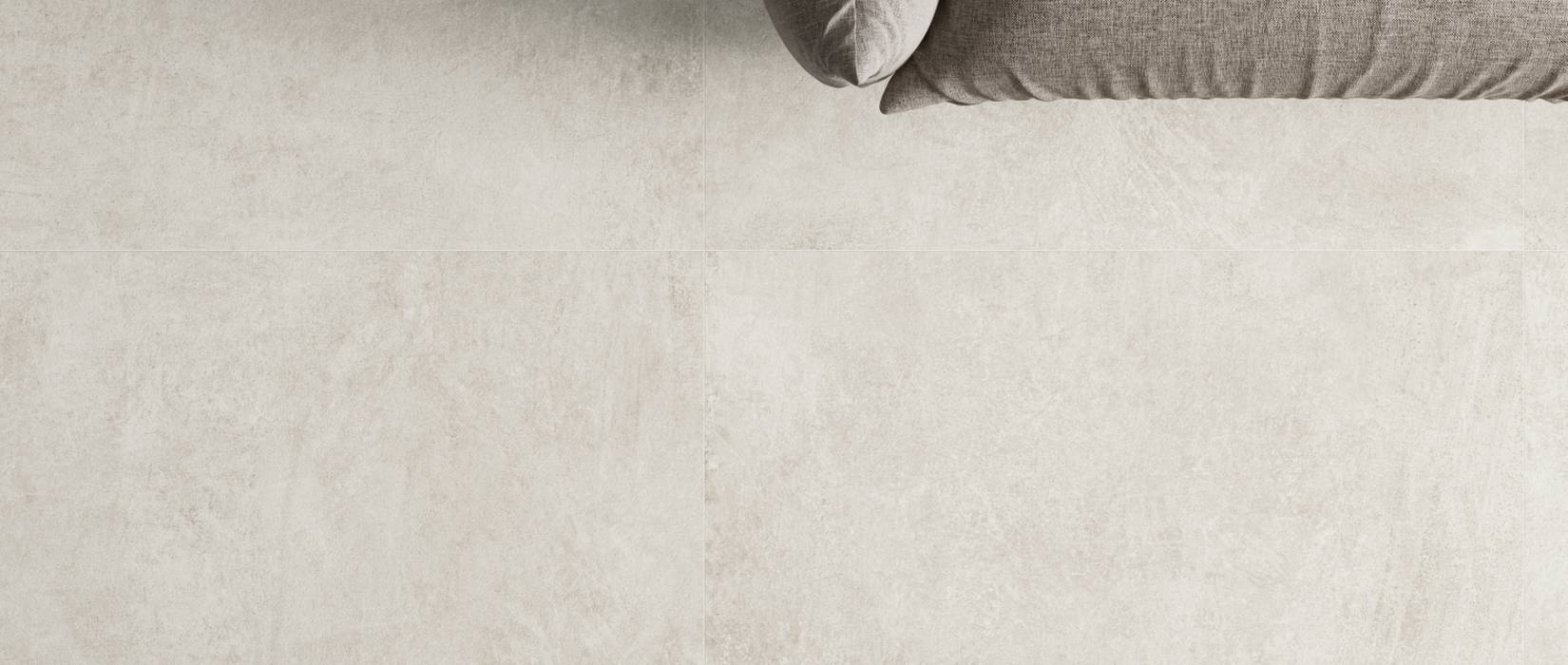 Carrelage d'intérieur en grès imitation béton
