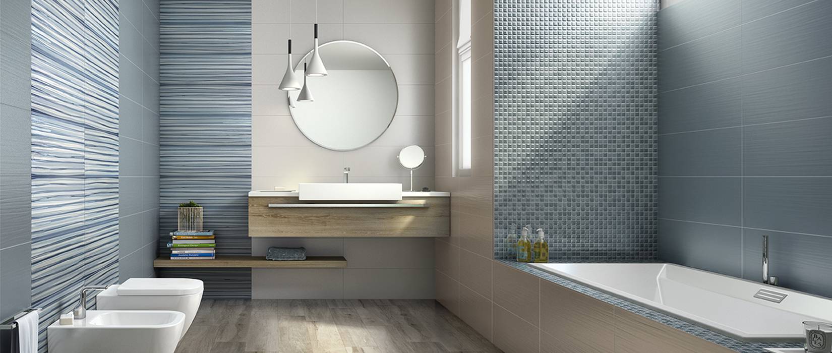 Geprägte matte Fliesen für das Badezimmer