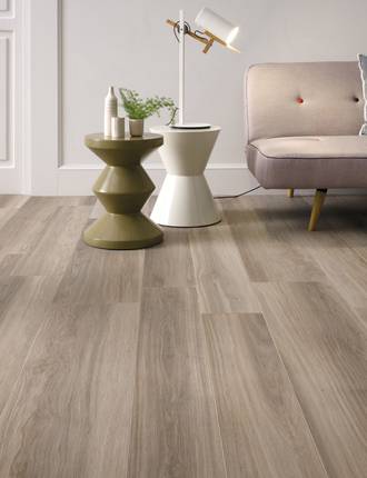 Wood effect stoneware floors