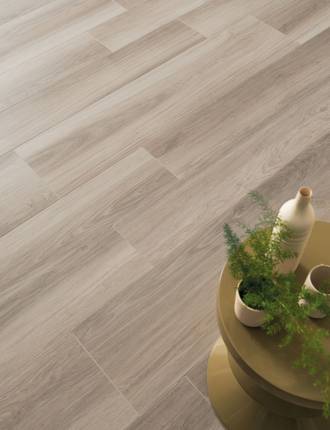 Wood effect stoneware floors