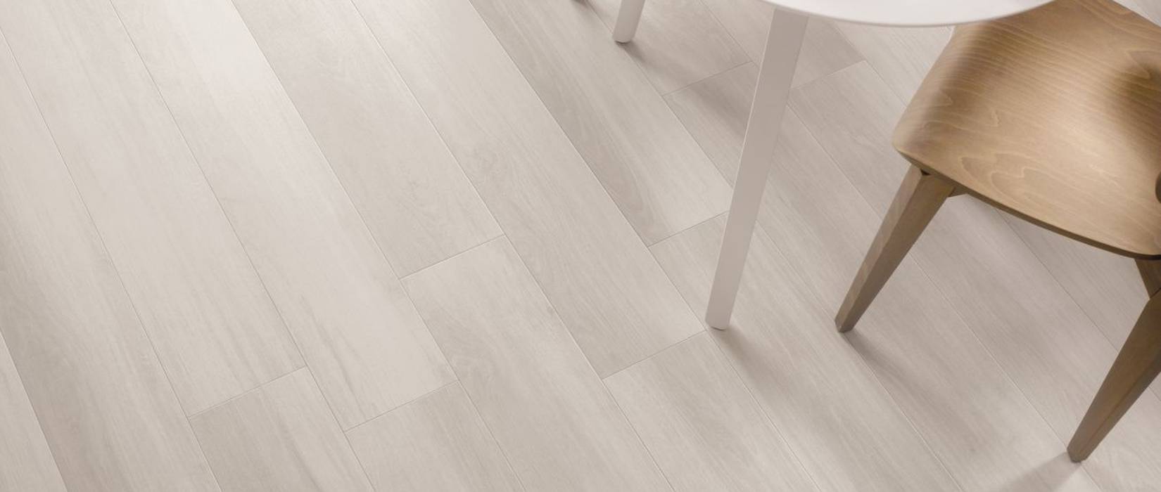Wood effect stoneware floors