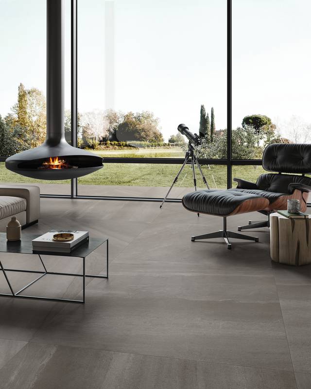 Nordic stone effect tiles Overtime Supergres