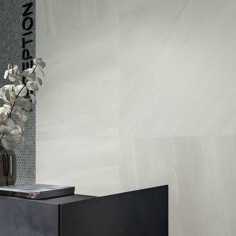 Nordic stone effect tiles Overtime Supergres