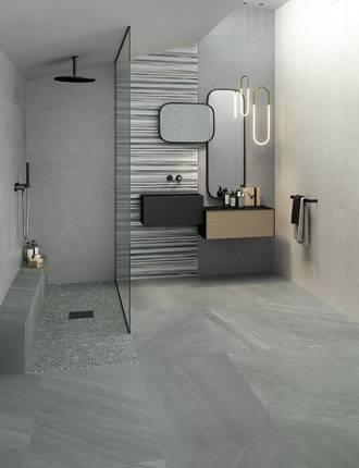 Nordic stone effect tiles