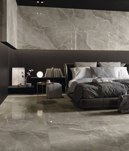 Wall tiles and floor tiles marble effect