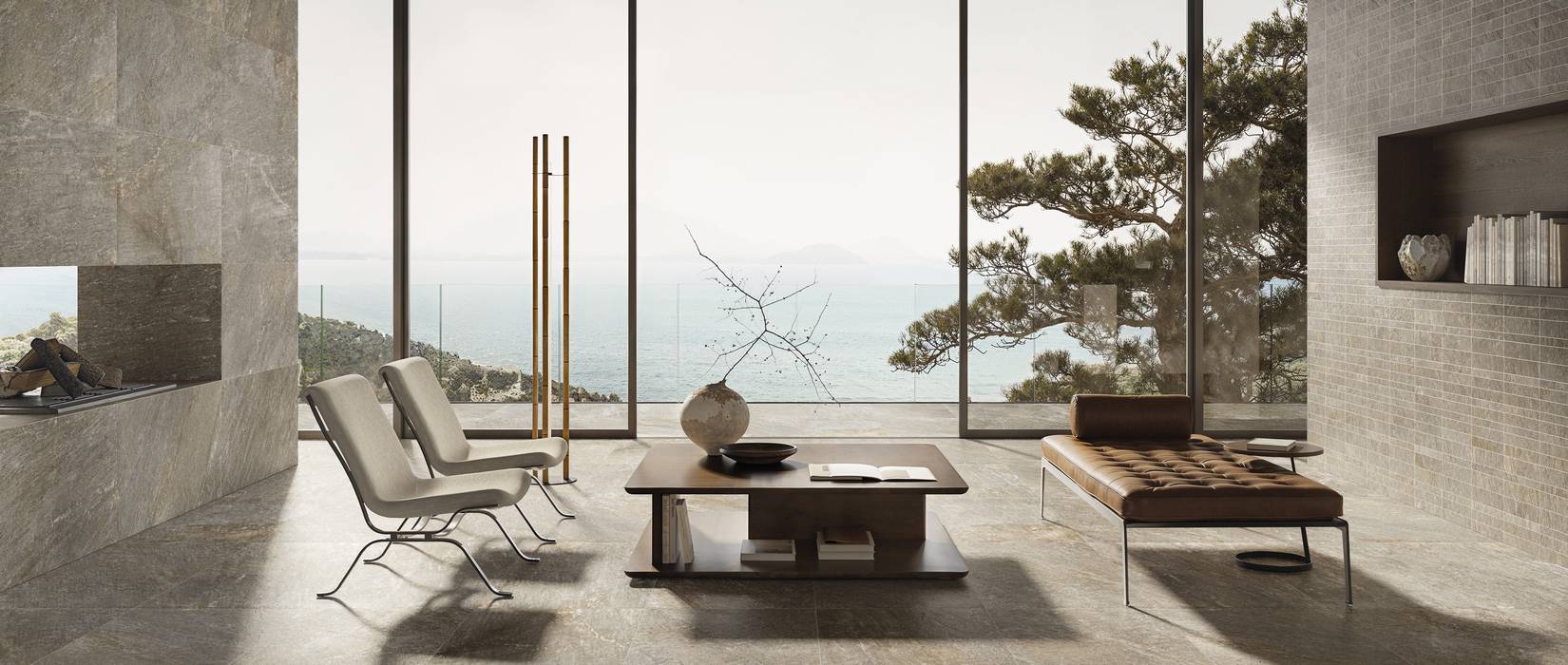 MENHIR Effetto Pietra Quarzite Living