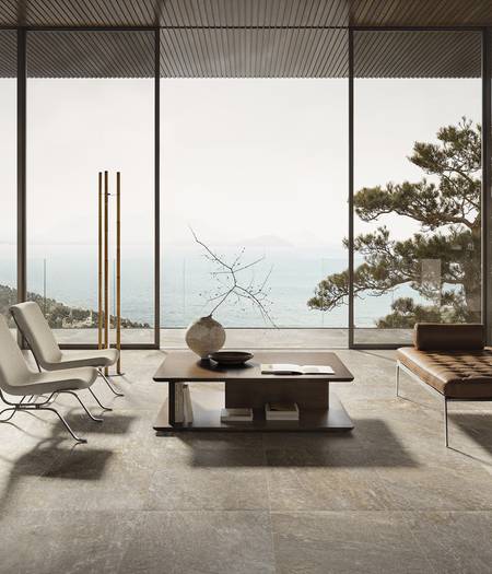 MENHIR Effetto Pietra Quarzite Living