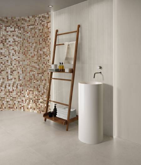 Concrete effect porcelain stoneware