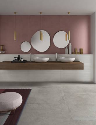 Concrete effect porcelain stoneware