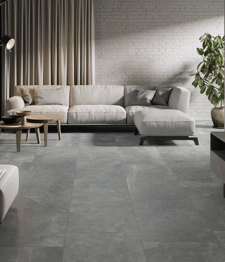 Living Room Porcelain Stoneware Marble, Grey Tile Flooring Living Room