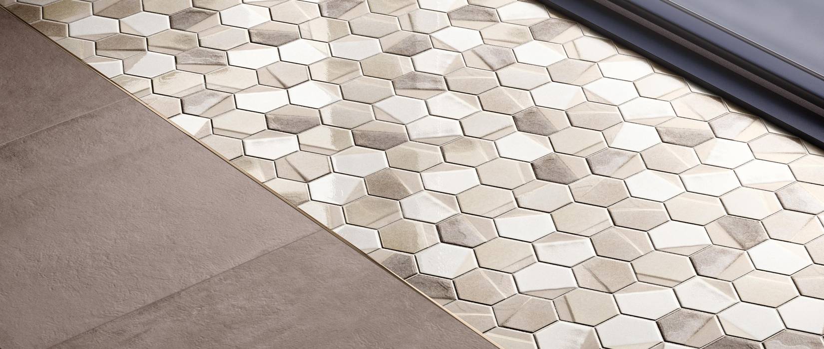 Large size stoneware floor tiles