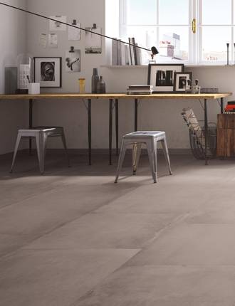 Large size stoneware floor tiles