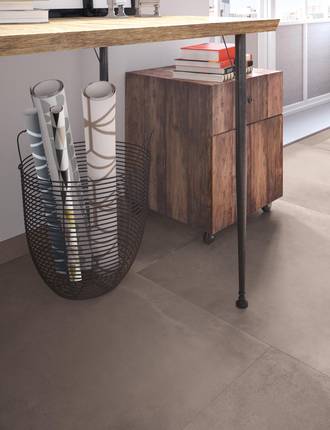 Large size stoneware floor tiles