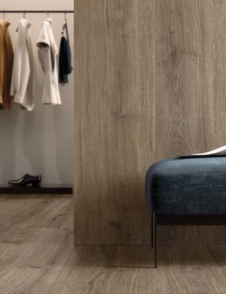 Oak wood effect tiles