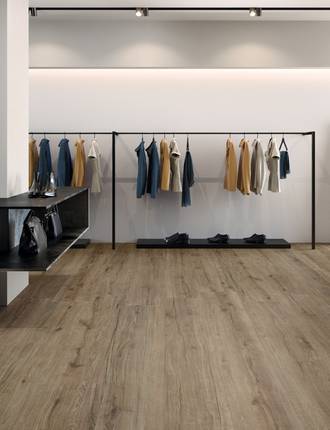 Oak wood effect tiles