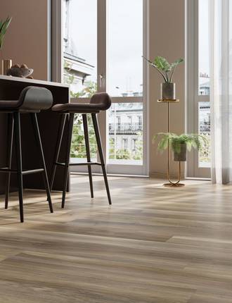 Walnut wood effect porcelain stoneware