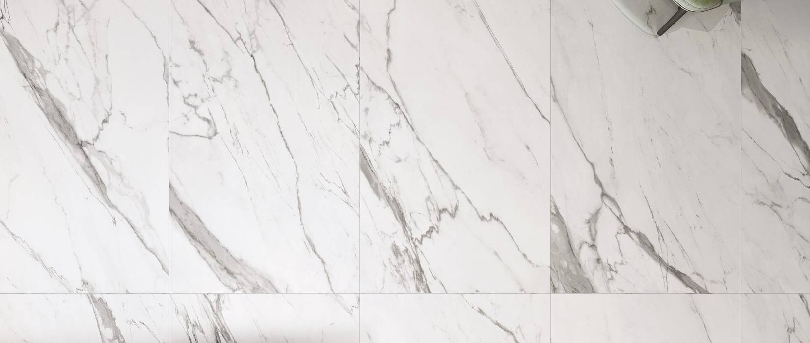 Marble effect floor tiles