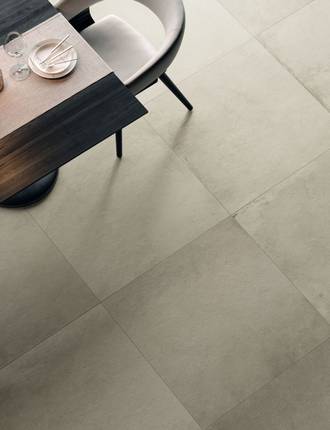 Large size stoneware floor tiles