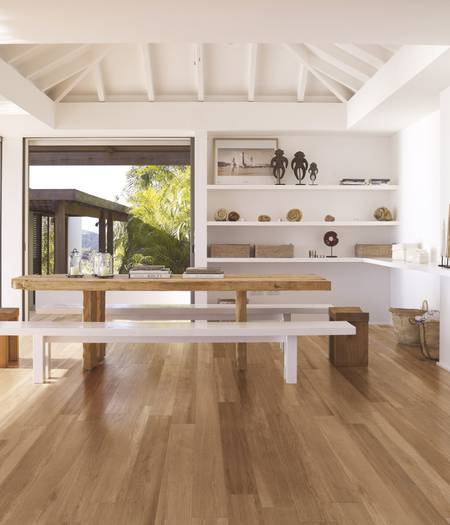 Parkett Feinsteinzeug in Holzoptik