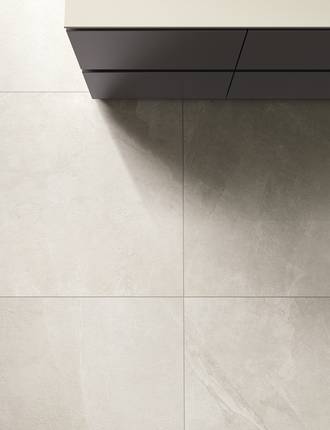 Stone effect tiles for interiors