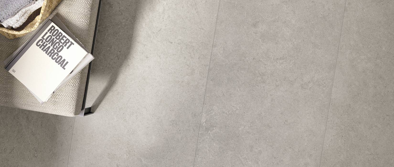 Stone effect stoneware floor tiles