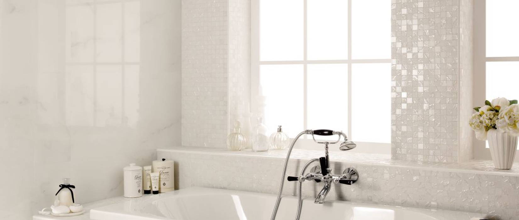 Mosaic tiles for bathrooms and kitchens