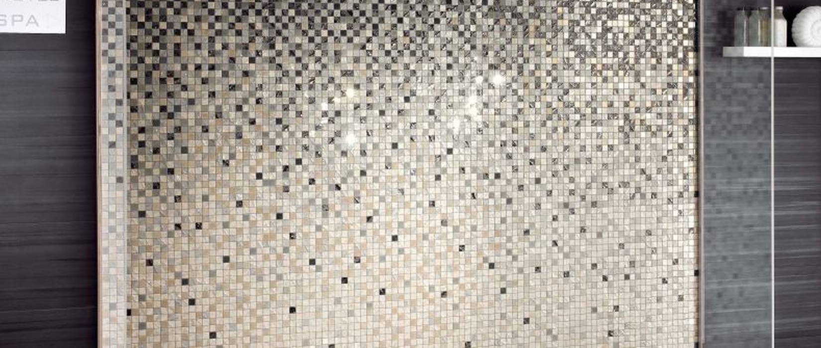 Mosaic tiles for bathrooms and kitchens