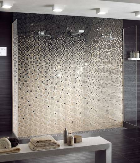 Mosaic tiles for bathrooms and kitchens