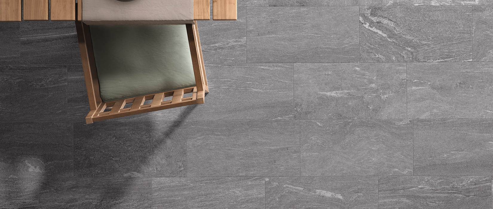 Slate effect porcelain stoneware