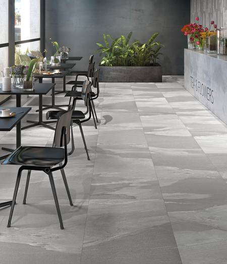 Slate effect porcelain stoneware