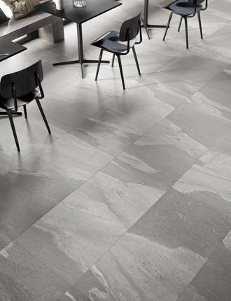 Slate effect porcelain stoneware