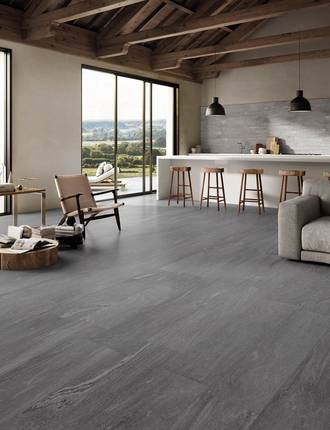 Slate effect porcelain stoneware