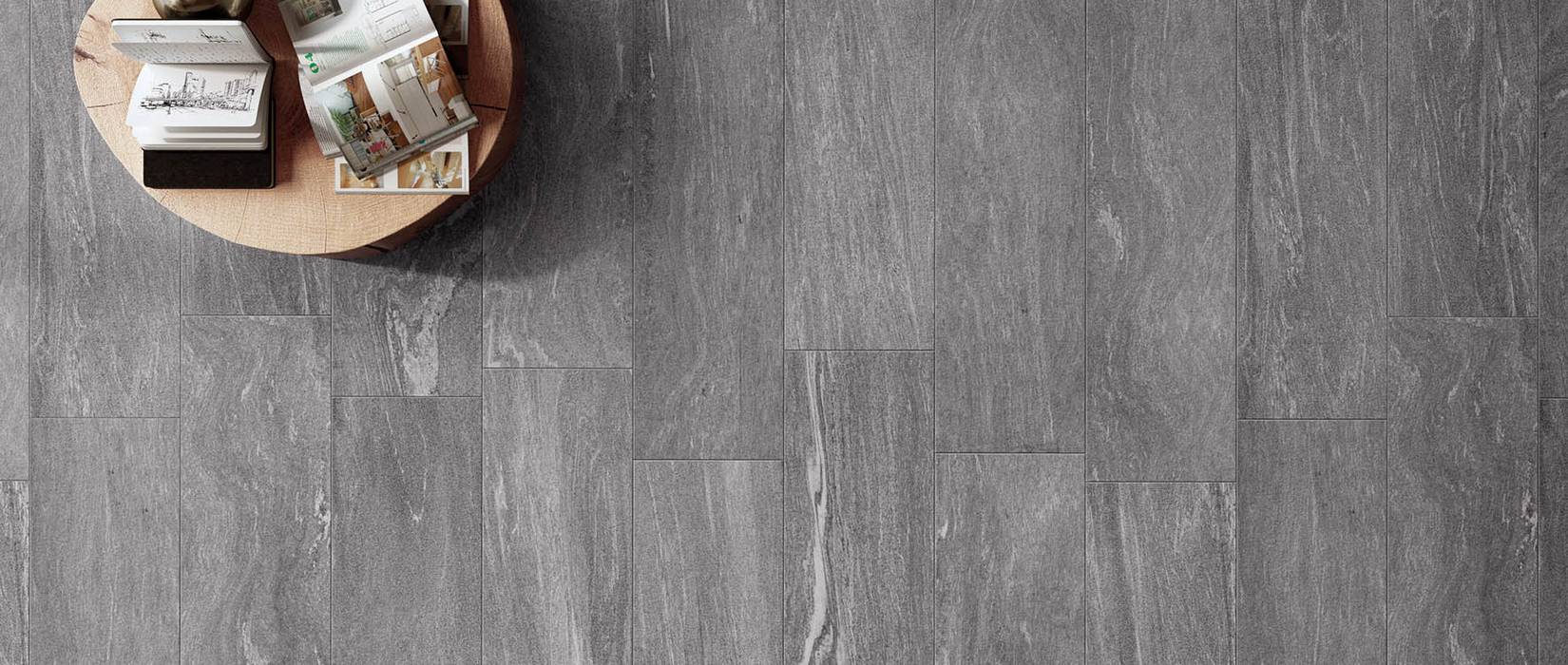 Slate effect porcelain stoneware