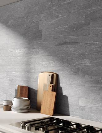 Slate effect porcelain stoneware