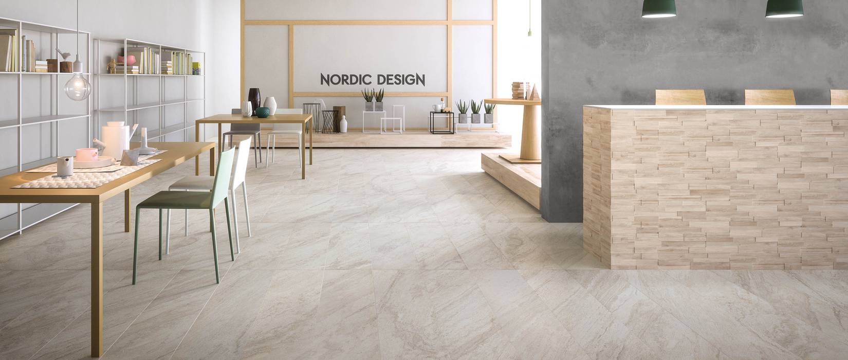 Slate effect porcelain stoneware