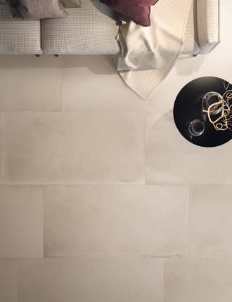 Large size stoneware floor tiles