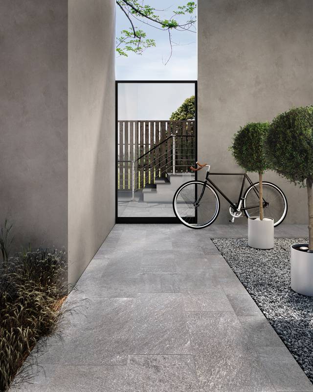 Outdoor Porcelain Stoneware Quartzite Effect Stoorm Supergres