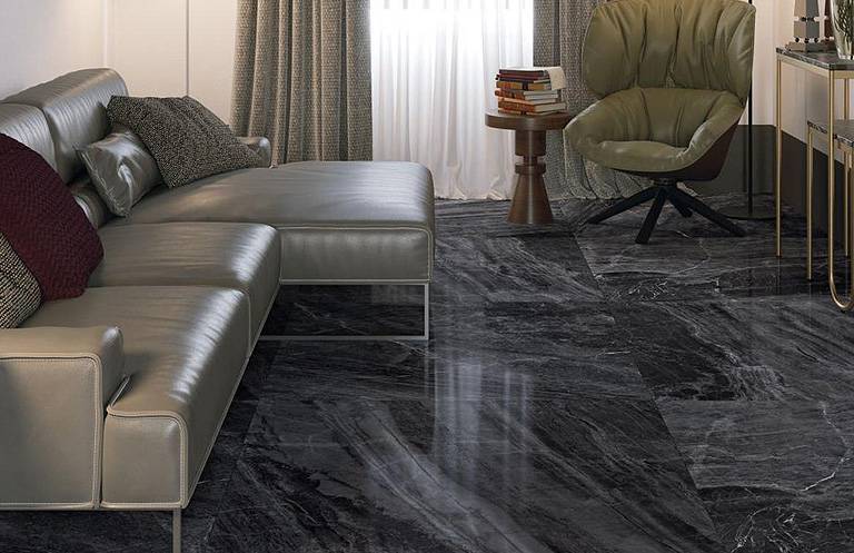 Marble effect tiles